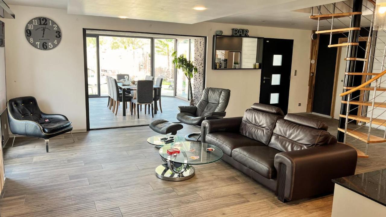 Villa Dali La Garde 260M2 Jacuzzi, Sauna, Piscine, Jardin 500M2, 5 Minutes De La Plage Eksteriør billede